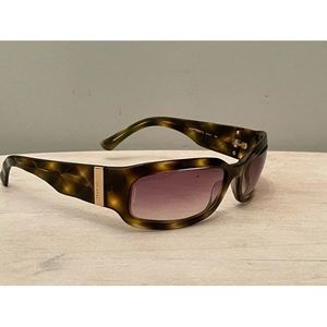 CHANEL Tortoise Shell Goldtone Sunglasses